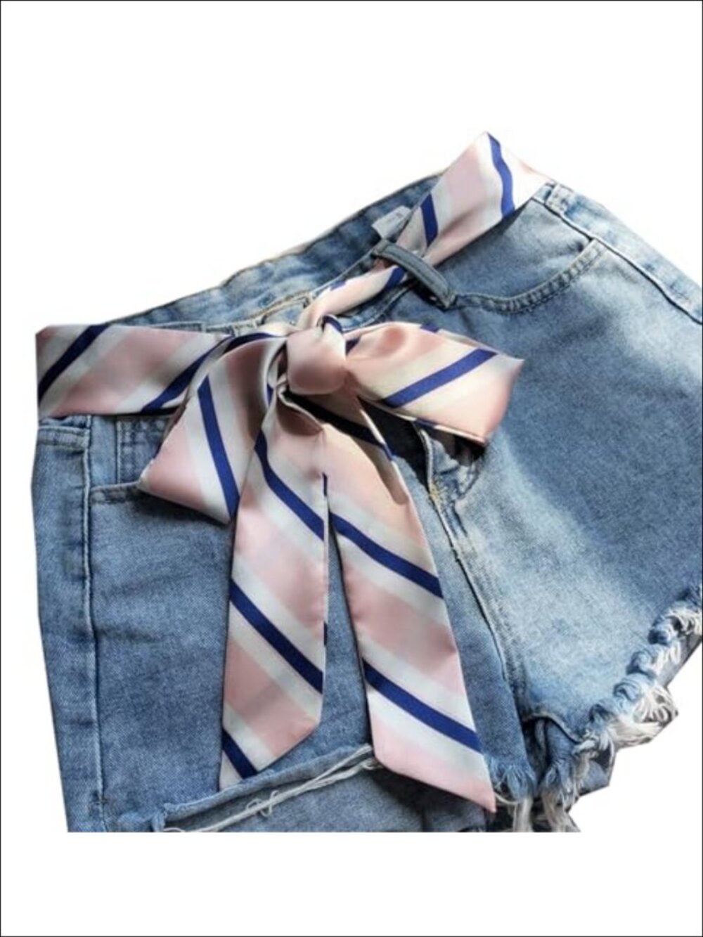 Silk Satin Skinny Scarf Belt Long Necktie Sash Hair Tie Accessory